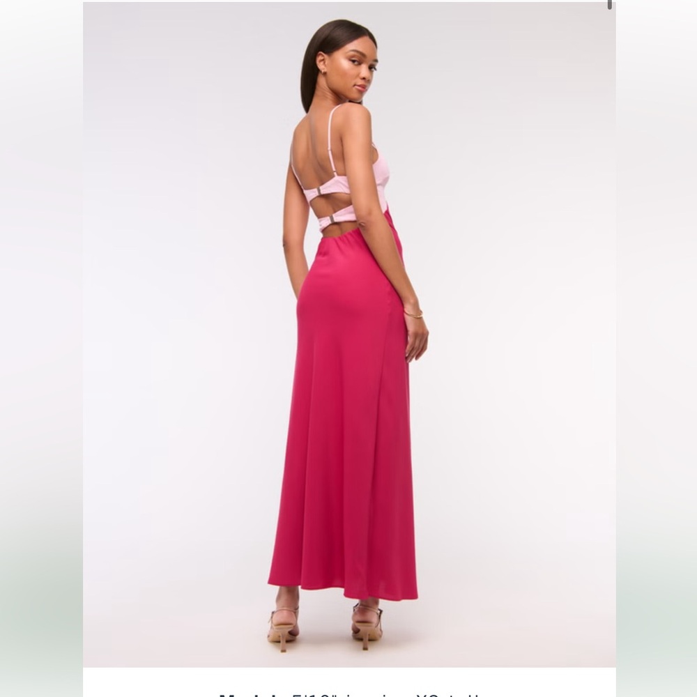Abercrombie & Fitch Pink Maxi Dress - Picture 4 of 11